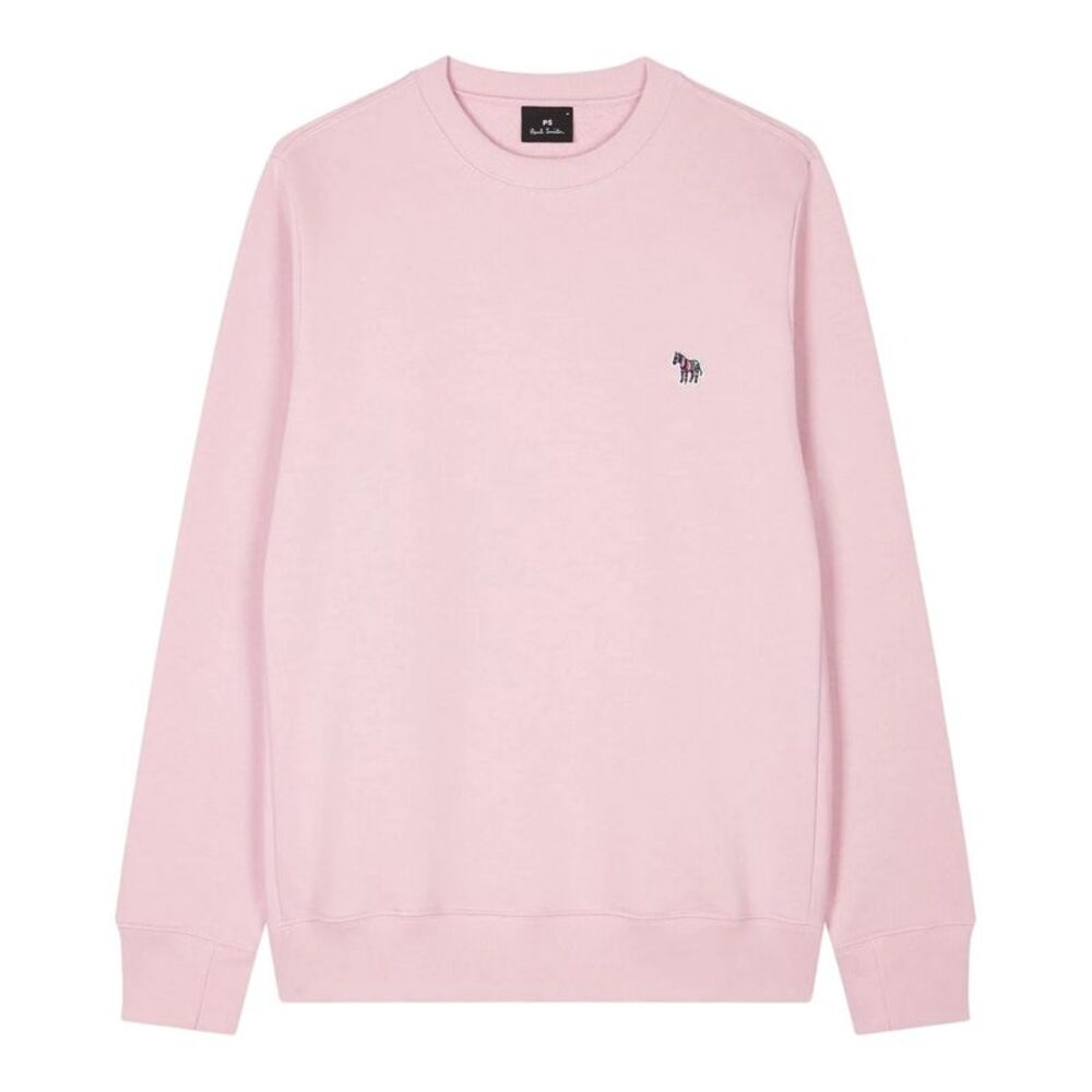 Paul Smith Mens Zebra Crew Neck Sweatshirt / Pink